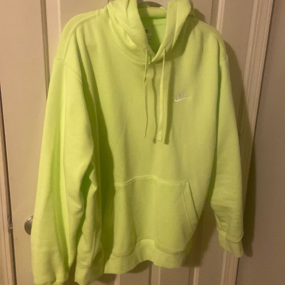 Lime Green men’s NIKE hoodie XL